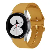 20mm Silicone Watch Strap For Samsung Galaxy Watch 4 Watch Series-Dark Yellow
