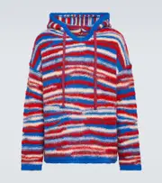 [ERL] ERL Gradient knitted oversized hoodie AU 84 multicoloured