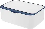 Luxshiny Portable Wipes Holder with Design Elegant Tissue Storage Box for Bathroom Bedroom and Outdoor Use Capacity Reusable Wipe Container