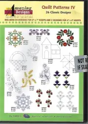 Amazing Designs - Quilt Patterns IV (CD-ROM) New