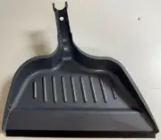 o'o'o . DUST PAN . 14 inch Wide Gray . Attaches to Broom Stick for Easy Storing