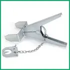 Galvanized Steel Mole Trap Pest Control Hamster Catching Clip Mouse Trap