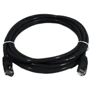 8Ware PL6A-5BLK Cat6A UTP Snagless Ethernet Cable - 5m - Black [PL6A-5BLK]