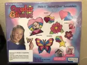 Makit & Bakit Stained Glass Suncatchers Kit Make 8 Things Frame Magnet Necklace