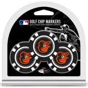 Team Golf MLB Poker Chip Set - Baltimore Orioles