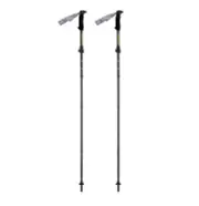 Gabel XTR CARBON EF Foldable Trekking Poles - Black/Lime - 110-130cm