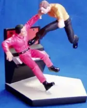 1997 Star Trek Diorama "SPACE SEED" Kirk & Khan Applause HTF