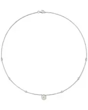 Diamond Select Cuts 14K 0.59 ct. tw. Diamond Floral Necklace