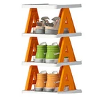 1 Set Shoes Organizer Convenient Storing 2/3/4 Layers Flattie High Heel Shoes