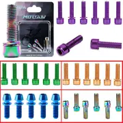 6pcs Bicycle Stem Bolts Screws Stainless Steel M5 X 18mm Screw for Mtb Bike
