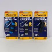 LUXPRO LP130 Focusing LED Keychain Flashlight – 40 Lumens – Choose Your Color –