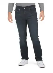 True Religion Men's Geno Flap Big T relaxed Slim Fit Jeans in Last Call 46Wx32L