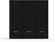 [domoi] Tuya Zigbee Smart Switch 220V Push Button Light Switches Wall Push Button Switch Smart Life Remote Control 3-Gang C