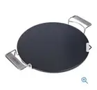 Kitchen HQ 14" Glazed Pizza Stone with Rack / Holder - New 833-373