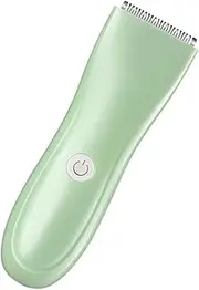 QUMIIRITY Rechargeable Hair Clipper Practical Hair Clipper with Skin Friendly Combs Durable Light Green Safe Comfortable Haircut Accessory