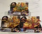 Jurassic World Set Of 3 Camp Cretaceous Velociraptors. Red, Yellow, Green!