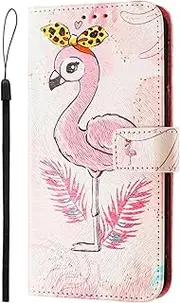 [WOWUDI] Fodral för OnePlus 11, Flip PU Fodral Premium PU Läder Mobiltelefon Fodral Flip Fodral Plånbok Silikon Skyddsfodral [Kortplats] [Stativfunktion] fodral- 3