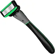 MERRYHAPY 1 Set Safety Razor Kit for Men Handheld Grip Shaving Razor for Facial Hair Effortless Control and Precision Shaving Experience