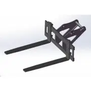 Metal Fork for 1/14 914 Hydraulic RC Excavator Radio Control Digger Model Accs