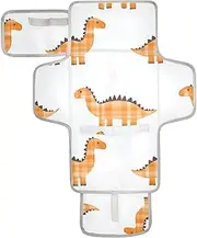 Reusable Baby Changing pad with Tissue Pocket Waterproof Changing pad Lightweight & Foldable Changing Station