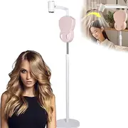 Lazy Standing Hair Dryer, Portable Standing Hairdryer with 86°Automatic Swing, Adjustable Height&Angle, Power Failure Protection, 1800W Floor Dryer for Home Women