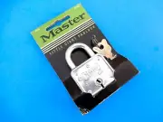 Vintage NOS Master 1-1/2" Little Giant Wrought Steel Padlock 55-D USA NEW!