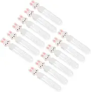 Toyvian 12pcs Cute Bunny Bubble Wands for Mini Bubble Makers Material for and Parties