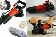 Wet Polisher Grinder Dust shroud 60+1 Polishing Buff ceramic granite concrete