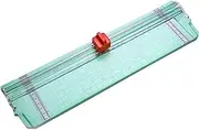 Paper Cutter Slide Home Paper Trimmer A3 Mini Manual Papper Cutter for Cardstock, Paper Slicer for Crafting, Label, and Office (Color : Green)