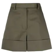 [Thom Browne] Cotton Twill Sack Shorts Women