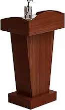 Floor Lectern Podium Podium Lectern Podium Stand,Wood Standing Pulpit Podium Stand, Heavy Duty Classroom Teacher Church Lectern Stands, for Outdoor Events, Celebrations, Re,Red