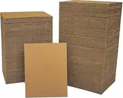 200 Packs 5x7 Inch Corrugated Cardboard Sheets, Premium Brown Kraft Corrugated Pads Cardboard Inserts Bulk Flat for T-Shirts, Shipping, Mailing, DIY Décor and Crafts
