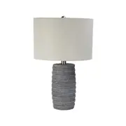 Oriel Lighting Strata Concrete Table Lamp 30cm