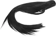 minkissy Ponytail Wig Hair Extension Ponytail Extension Straight Hairpieces for Women Chemical Fiber Black