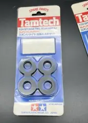 Tamiya Tamtech RC 1:24 Rear Sponge Tires Rear A (4ea), #2609-500 New Old Stock.