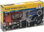 Italeri 1:24 Scale Truck Rubber Tyres Plastic Model Kit