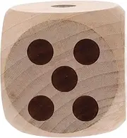 NOLITOY Superior Wood Big Dice Safe Corners for Dice Games Parties Outdoor Activities