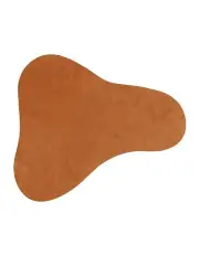 [Miss Amara] Tyra Irregular Shape Washable Rug in Brown/Terracotta