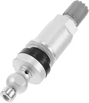 SEWOART Tire Pressure Monitoring Valve Car Tires Tire Pressure Monitoring System Valve Stem Covers Car Tire Valve Stem Caps Valve Stem Tpms Wheel Tire Valve Stem Caps Aluminum Alloy Silver