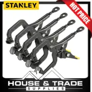 Stanley C Clamps x4 Swivel 280mm 11" LockGrip Locking Pliers FATMAX FMHT0-74892