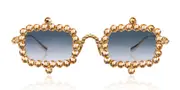 Anna-Karin Karlsson CRYSTAL MIRAGE Gold Men's Sunglasses Gold Size 56
