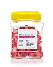100 Foxx Life Science PTFE Hydrophilic Syringe Filters .45um Pore Size 25mm Dia.
