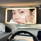 Dimmable LED Makeup Mirror Three Gear Adjustment Sun Visor Plate Mirror