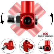 2Pcs Swivel Air Hose Connector 1/4 Inch 360 Degree Swivel Pneumatic Tool paSFr