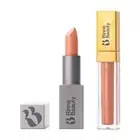 Lip Bundle - Mrs. Hamlin Lipstick & No Filter Lip Plumping Gloss - Vegan, Ant...
