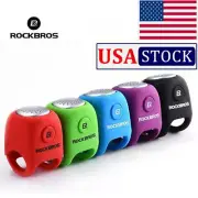 ROCKBROS Electric Bike Bells Bicycle Colorful Horn Ring Rainproof 90DB 3 Modes