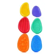6Pack Sensory Stone Toys Textured Worry Stone for Autism Kids Calming Down5824