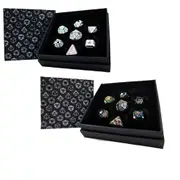 [Let's Play Games] LPG Metal RPG Leadlight Dazzle Dice Set - Dark