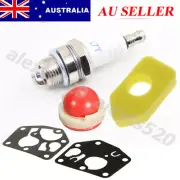 Primer Bulb+Carburetor Diaphragm Gasket+Spark Plug for Briggs and Stratton BI697