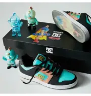 ATMOS x DC Shoes Manteca 4 Black Crazy Pink Turquoise 3 US11